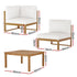 Gardeon 4 - Seater Outdoor Sofa Set Wooden Lounge Setting 5PCS | Outdoorium