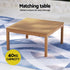 Gardeon 4 - Seater Outdoor Sofa Set Wooden Lounge Setting 5PCS | Outdoorium