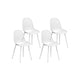 Gardeon 4PC Outdoor Dining Chairs PP Lounge Chair Patio Garden Furniture White | Outdoorium
