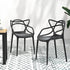 Gardeon 4PC Outdoor Dining Chairs PP Portable Stackable Chair Patio Furniture - Outdoorium