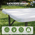 Gardeon 5-Piece Folding Outdoor Dining Set 120cm - White