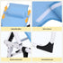 Gardeon 5-position folding sun lounger blue - image 8