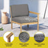 Gardeon 5 - Seater Outdoor Sofa Set Wooden Lounge Setting 6PCS | Outdoorium