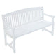 Gardeon 5FT Outdoor Garden Bench Wooden 3 Seat Chair Patio Furniture White | Outdoorium