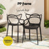 Gardeon 5PCS Outdoor Dining Set Table and Chairs Garden Patio Furniture Entwine Black | Furniture > Outdoor > Outdoor Dining Sets