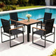 Gardeon 5PCS Outdoor Dining Set Table and Chairs Patio Garden Furniture Bistro Set | Furniture > Dining > Dining Set