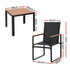 Gardeon 5PCS Outdoor Dining Set Table and Chairs Patio Garden Furniture Bistro Set | Outdoorium
