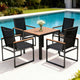 Gardeon 5PCS Outdoor Dining Set Table and Chairs Patio Garden Furniture Bistro Set | Outdoorium