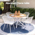 Gardeon 5PCS Outdoor Dining Set Table and Chairs Patio Garden Furniture Diamond | Furniture > Outdoor > Outdoor Dining Sets
