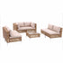 Gardeon 6 Seater Outdoor Sofa Set 7PCS Table Chair Set Garden Rattan Patio Furniture | Furniture > Outdoor > Outdoor Sofas & Lounge Sets