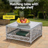 Gardeon 6 Seater Outdoor Sofa Set 7PCS Table Chair Set Garden Rattan Patio Furniture | Outdoorium
