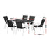 Gardeon 7-Piece Outdoor Dining Set - Black