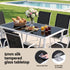 Gardeon 7-Piece Outdoor Dining Set - Black