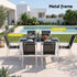 Gardeon 7-Piece Outdoor Dining Set - Black