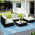 Gardeon 7-Piece Outdoor Sofa Set Wicker Couch Lounge Setting Cover | Furniture > Outdoor