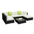 Gardeon 7-Piece Outdoor Sofa Set Wicker Couch Lounge Setting Cover | Furniture > Outdoor