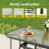 Gardeon 7PC Outdoor Dining Set Table and Chairs Patio Furniture Garden Bistro Set Grey | Outdoorium