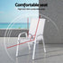 Gardeon 7PCS Outdoor Dining Set Table and Chairs Patio Garden Furniture Steel | Furniture > Outdoor > Outdoor Dining Sets