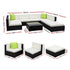 Gardeon 8-Piece Outdoor Sofa Set Wicker Couch Lounge Setting Cover | Furniture > Outdoor