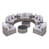Gardeon 8 Seater Outdoor Sofa Set 14PCS Table Chair Set Rattan Patio Furniture | Furniture > Outdoor > Outdoor Sofas & Lounge Sets