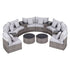 Gardeon 8 Seater Outdoor Sofa Set 14PCS Table Chair Set Rattan Patio Furniture | Furniture > Outdoor > Outdoor Sofas & Lounge Sets