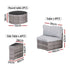Gardeon 8 Seater Outdoor Sofa Set 14PCS Table Chair Set Rattan Patio Furniture | Furniture > Outdoor > Outdoor Sofas & Lounge Sets