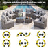 Gardeon 8 Seater Outdoor Sofa Set 14PCS Table Chair Set Rattan Patio Furniture | Furniture > Outdoor > Outdoor Sofas & Lounge Sets