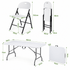 Gardeon 9-Piece Folding Outdoor Dining Set 180cm - White