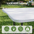 Gardeon 9-Piece Folding Outdoor Dining Set 180cm - White