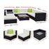 Gardeon 9-Piece Outdoor Wicker Sofa Set | Modular Lounge Setting | Furniture > Outdoor