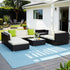 Gardeon 9-Piece Outdoor Wicker Sofa Set | Modular Lounge Setting | Furniture > Outdoor