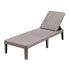 Gardeon Adjustable Outdoor Sun Lounger - Brown