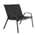 Gardeon Garden Bench Seat Steel Outdoor Patio Park Lounge Backyard Chair Black | Outdoorium