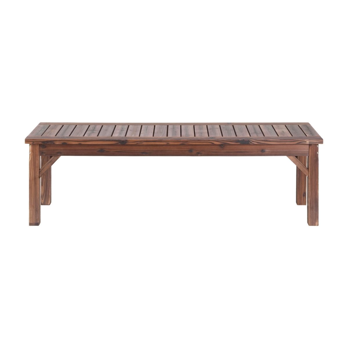 Gardeon Garden Benches Garden Seating Backless Timber Seat 150cm Brown | Furniture > Outdoor > Outdoor Benches