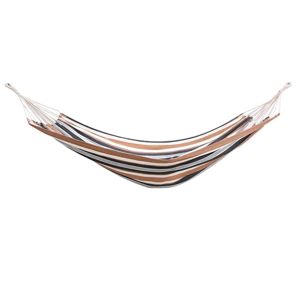 Gardeon Hammock Bed Outdoor Camping Hammocks Beige Grey | Outdoorium