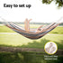 Gardeon Hammock Bed Outdoor Camping Hammocks Beige Grey | Outdoorium