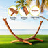 Gardeon Hammock Bed Stand Larch Wood 315cm Length | Outdoorium
