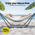 Gardeon Hammock Bed Stand Steel Frame Outdoor Garden | Outdoorium