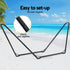 Gardeon Hammock Bed Stand Steel Frame Outdoor Garden | Outdoorium