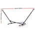 Gardeon Hammock Bed Stand Steel Frame Outdoor Indoor | Outdoorium