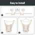 Gardeon Hammock Chair Camping Macrame Hanging Swing Cushions Metal Bar Cream | Home & Garden > Hammocks > Hammocks & Accessories