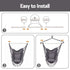 Gardeon Hammock Chair Camping Macrame Hanging Swing Cushions Metal Bar Grey | Home & Garden > Hammocks > Hammocks & Accessories