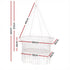 Gardeon Hammock Chair Cotton Swing Chair Outdoor Indoor Cream | Outdoorium