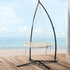 Gardeon Hammock Chair Nest Web Outdoor Swing with Steel Stand 100cm | Furniture > Outdoor