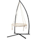 Gardeon Hammock Chair Nest Web Outdoor Swing with Steel Stand 100cm | Furniture > Outdoor