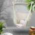 Gardeon Hammock Chair Outdoor Camping Hanging Hammocks Cushion Pillow Cream | Home & Garden > Hammocks
