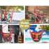 Gardeon Hammock Chair Outdoor Camping Hanging Hammocks Cushion Pillow Rainbow | Home & Garden > Hammocks