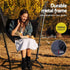 Gardeon Hammock Chair Outdoor Camping Hanging with Stand Grey | Outdoorium