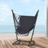 Gardeon Hammock Chair Outdoor Camping Hanging with Stand Grey | Outdoorium