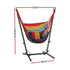 Gardeon Hammock Chair Outdoor Camping Hanging with Stand Rainbow - Outdoorium